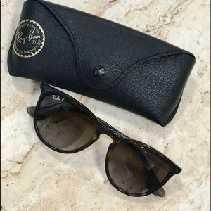 Ray•Ban sunglasses. Called the Erika.